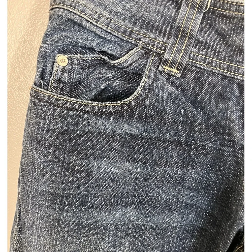 Vintage Guess Riviera‎ Flare Women's size 29 Dark Wash Blue Denim jeans Y2K